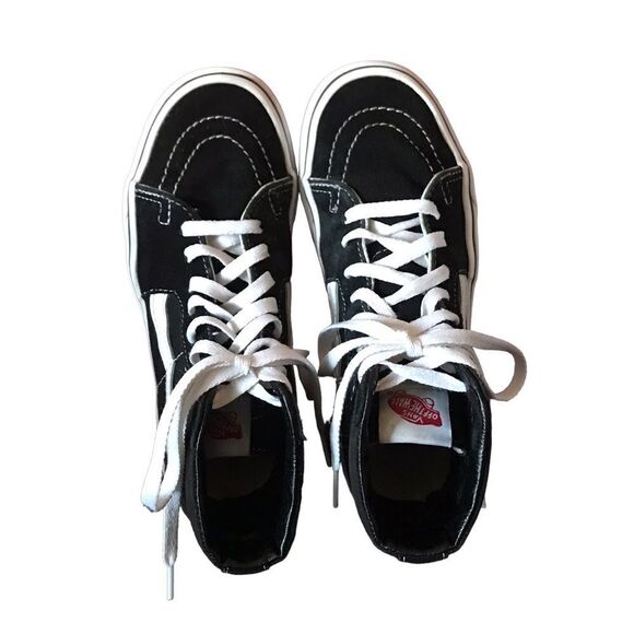 Vans Shoes Woman’s Size 5 Off The Wall High Top Sneakers - Picture 11 of 12